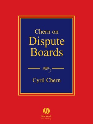 cover image of Chern on Dispute Boards